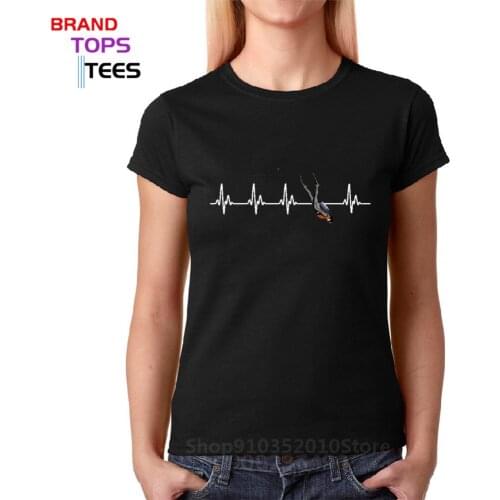 Diving Heartbeat T shirt women Love Scuba Diver Gift Idea T-shirt Scuba Diver pulse Tee shirt cool Diving electrocardiogram Tee