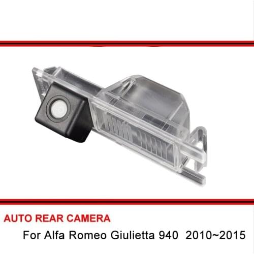For Alfa Romeo Giulietta 940 2010~2015 Car rear view backup camera trasera Auto reverse parking Night Vision Waterproof HD