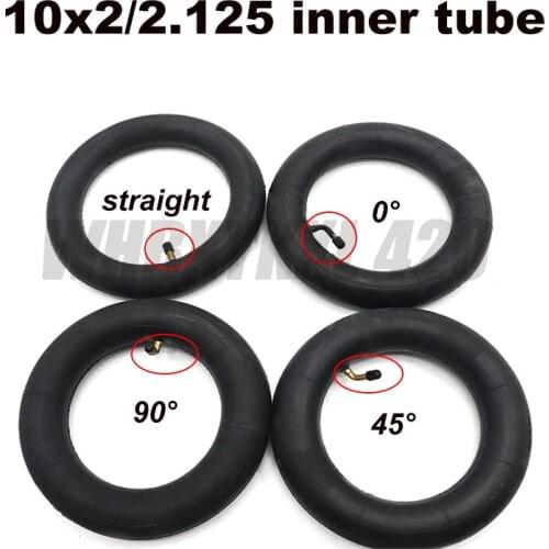 10x 2 / 2.125 10 inch Electric Scooter Butyl Rubber mulit angle Inner Tube E-Scooter Pneumatic Inner Wheel Tire for xiaomi M365