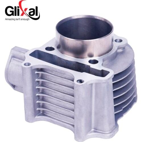 Glixal GY6 180cc 4-stroke 61mm High Performance Big Bore Cylinder Block Chinese Scooter for ATV Go-Kart Buggy Moped Quad