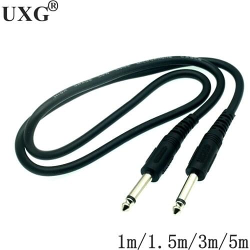 Aux Guitar Cable 6.5 Jack 6.5mm to 6.5mm Audio Cable 6.35mm Aux Cable for Stereo Guitar Mixer Amplifier Speaker cable 1M 3M 5M