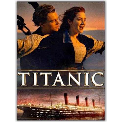 5d DIY Diamond Painting Foto Titanic Movie Poster Full Drill Square Crystal Mosaic Diamond Paiting Embroidery Accessories Art
