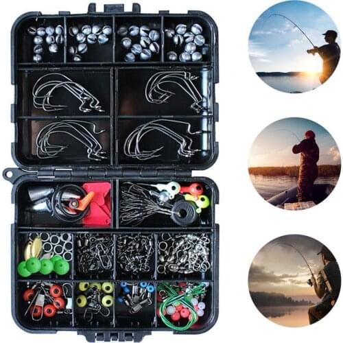 Easy to Carry Black Fishing Luya Hook Accessory Set for Fishing Enthusiasts