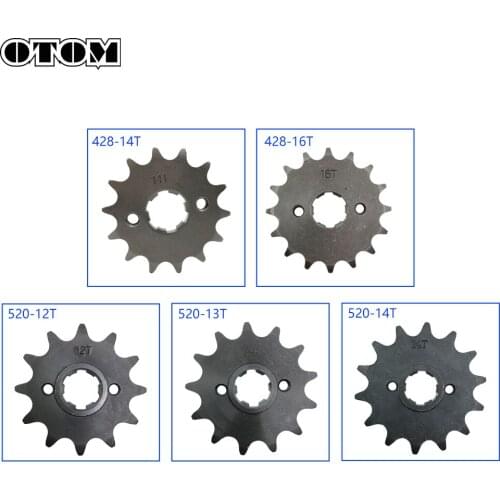 OTOM 12T 13T 14T 16T Small Sprocket Fit 428 520 Chain Transmission Chain Wheel Teeth For HONDA CRF SL XR 230 Motorcycle Parts