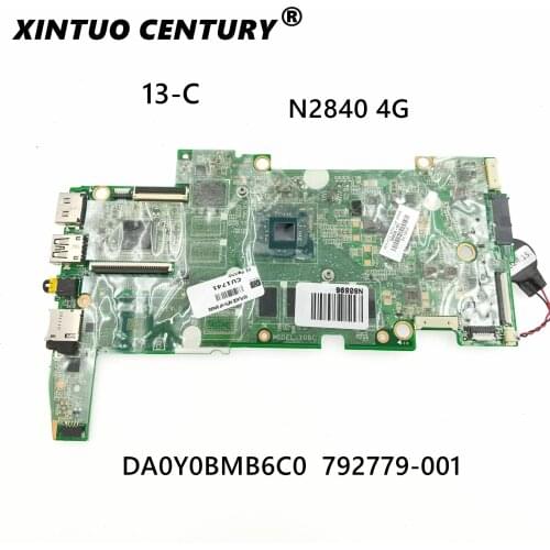 DA0Y0BMB6C0 792779-001 792779-601 For HP Stream 13 13-C055SA laptop motherboard SR1YJ Celeron N2840 CPU