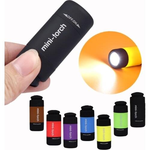 Mini-Torch 0.3W 25Lum USB Rechargeable LED Torch Lamp Flashlight Keychain For Home, Outdoor Activities Or Emergencies