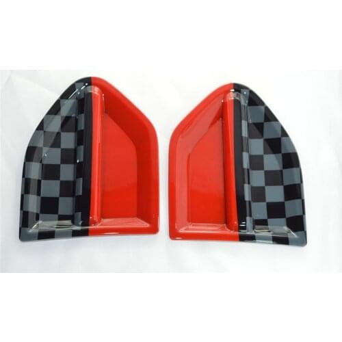 Side Scuttle Lamp Light Pattern Fender Panel Frame Cover Case Cap Trim ABS Decal for Mini Cooper F60 One Countryman Low Version