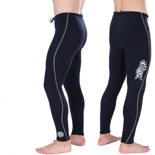 Slinx 3MM Neoprene wetsuit Scuba Dive Long Pants Snorkeling Wetsuit Bottom Men Winter Swimming Trunks Keep Warm Swimwear