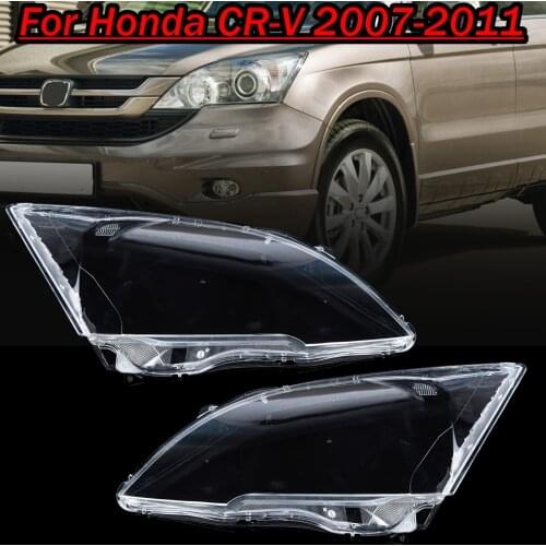 Front Headlamps Transparent Cover Glass Lampshades Lamp Shell Headlight Cover lens For Honda CRV 2007-2011 Large Lampshade 13