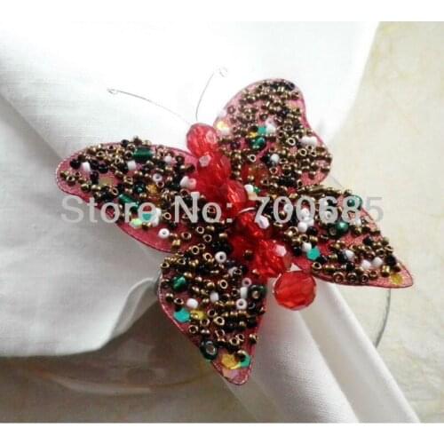 Aliexpress sold beaded wedding napkin ring