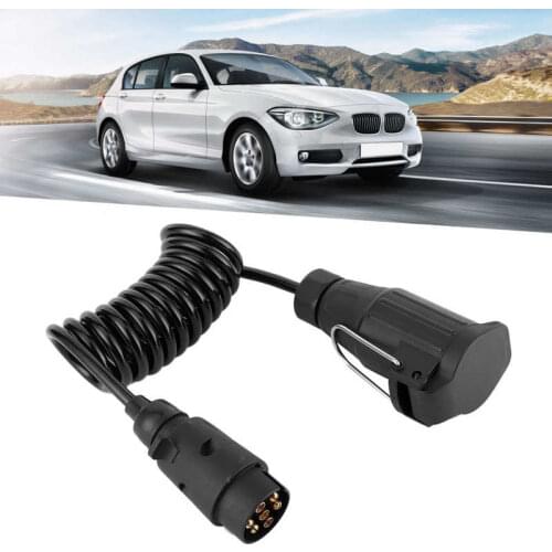 Trailer Wiring Spring Wire Connection Cables Extension Cord Caravan Connectors 12V 7 to 13 Pin