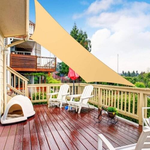 Sun Shade Sail Sand Square Canopy Sail Shade Cloth UV Block for Patio Garden Outdoor Backyard Awning Folded Fabric Cloth Block