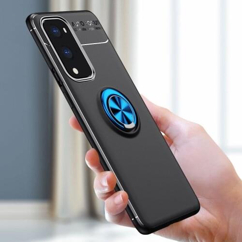 1+9 Case Magnetic Car Holder Case For Oneplus 9 Pro Case 360 Rotating Finger Ring Phone Cover For 1+9 Pro Capa Shell