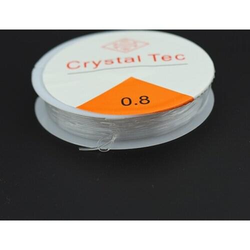 1Roll Strong Stretchy Elastic Ropes Transparent Crystal String Cord Beading Wire Thread DIY Jewelry Bracelet Necklace connector