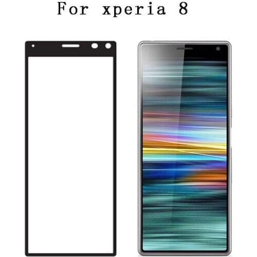 2PCS 3D Tempered Glass For Sony Xperia 8 Full Screen Cover Explosion-proof Screen Protector Film For Sony Xperia 8