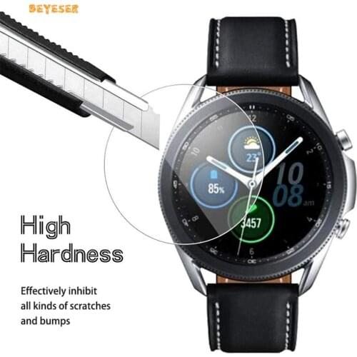 2PCS Watcn Protective Film For Samsung Galaxy Watch 3 41/45mm Smartwatch Full Cover Screen Protector Replacement Watch Film