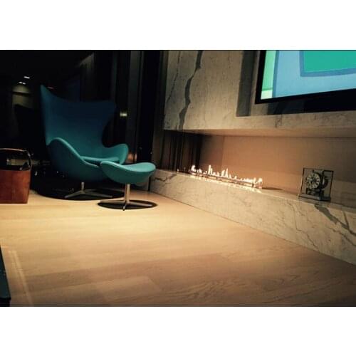 Inno-Fire 24 inch real fire automatic electric smart bio ethanol fireplace intelligent