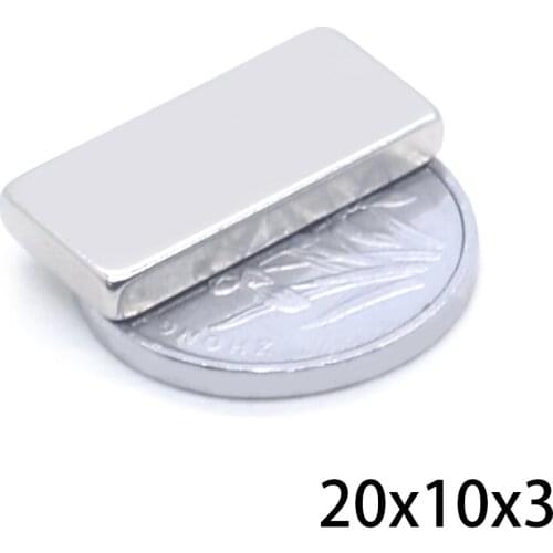 500pcs 20mm x 10mm x 3mm Rare Earth Strong Magnet 20*10*3 Model Craft Fridge 20x10x3 NEW Art Craft Connection