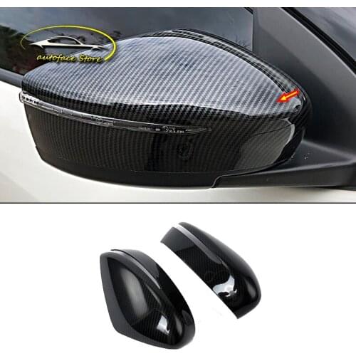 ABS Carbon Fibre For Nissan Note E12 Hatchback 2016 2017 2018 Accessories Car Rear view Mirror Exterior Cover Decoration Sticker