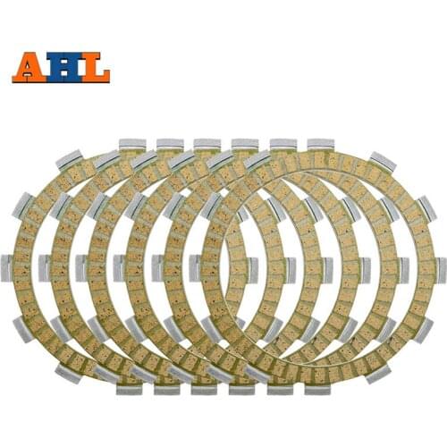 AHL 6 Pcs Paper Base Clutch Friction Plate for SUZUKI DL650 V-strom 2004-2011 DR250 INAZUMA400 INAZUMA750