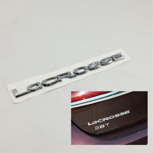 Car Accessories For Buick Lacrosse Emblem Rear Trunk Tailgate Logo Nameplate Stickers