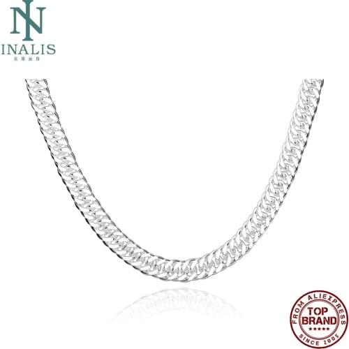 INALIS 10M Full Side Chains Necklaces Unisex Round Copper Necklace For Women And Men Wedding Engagement Fashion Jewelry On Sale