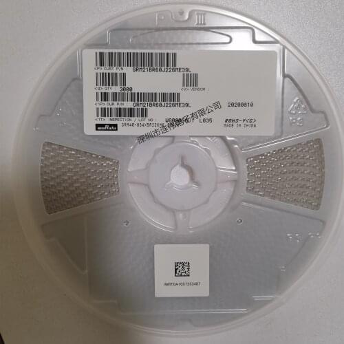 GRM21BR61E106KA73L SMD MLCC 0805 10uF(106) ±10% 25V Ceramic Capacitor GRM21BR60J226ME39L SMD MLCC 0805 22uF(226) ±20% 6.3V