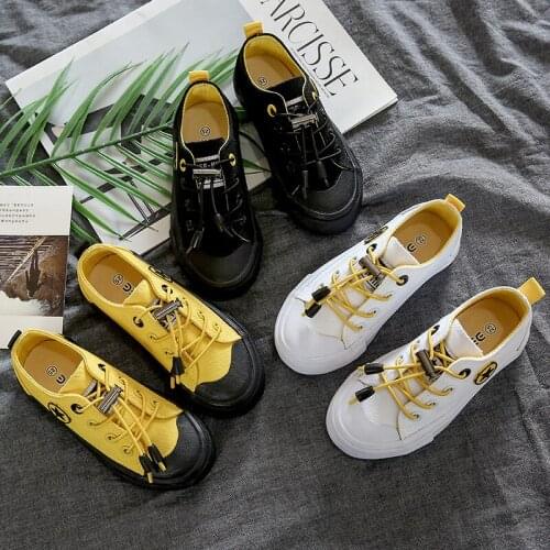 Unisex New Student Shoes Anti-Slippery Flats Fashion Shoes Children Sneakers Baby Boys Girl Canvas Shoes