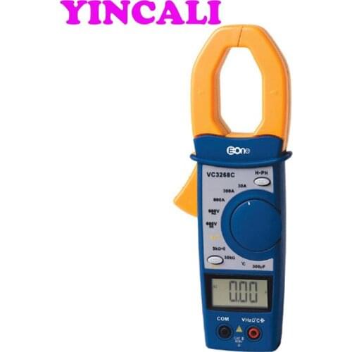 Multifunction High-speed sampling digital Clamp meter VC3268C+ Phase meter Temperature tester Max Reading 3299 counts