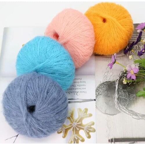 South Africa Young Mohair Wool Ball Fine Hand-woven Scarf Shawl Scarf Infant Child Baby Sweater Wholesale