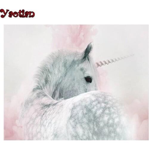 5D Diamond Painting Kit Unicorn Color Animal Diamond Embroidery Full Drill Square Beaded DIY Rhinestones Art Home Decor Gift New