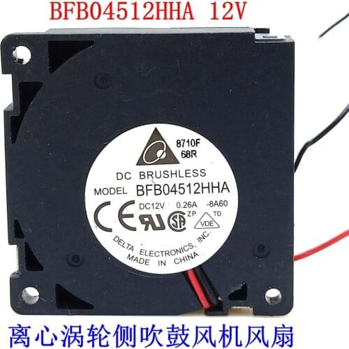 Original BFB04512HHA 4510 4cm DC12V 0.26A turbo fan cooling fan