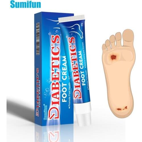 Sumifun 20g Diabetic Foot Care Cream Herbal Ointment Relieve Fungus Antifungal Infection Dryness Itch Relief Moisturizing Cream