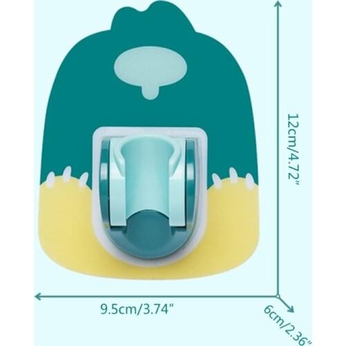 Waterproof Shower Head Holder Douche Bracket Wall Mount Shower Arm Bracket ABS Material Multi-stage Flexible Adjustment