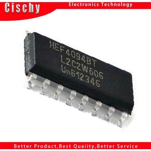 10PCS HEF4094BT HEF4094 CD4094 SOP-16