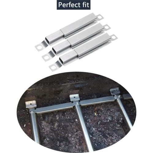3pcs Universal Straight Pipe BBQ Grill Tube Burners Stainless Steel Gas Grill Parts Replacement