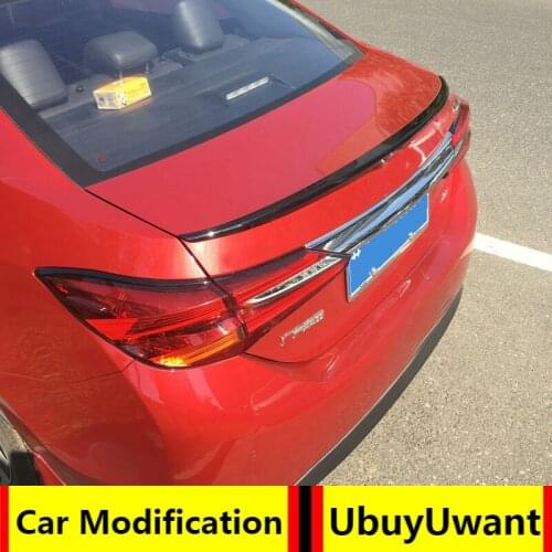 ABS Plastic Primer Color Car Tail Wing Decoration Rear Trunk Spoiler For Toyota Levin 2014 2015 2016 2017 2018 2019