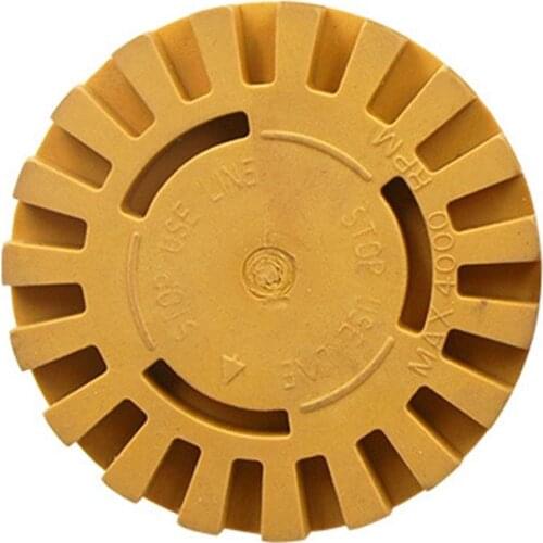 Car Pneumatic Rubber Eraser Wheel Pad Rubber Disk Decal Wheel Car Sticker Remover Paint Cleaner Car Rubber Polishing Wheel