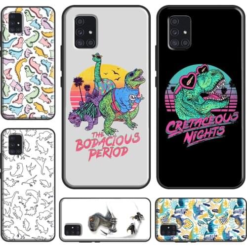 Cute Dino Dinosaur Phone Case For Samsung A72 A52 A42 A32 A12 A50 A70 A71 A51 A40 A30S A20 A10 A31 A20e A21S