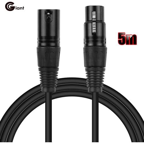 Ggiant Microphone Cable XLR Male to Female 3 Pin Connectors Musical Instrument Cables Cords for Microphone Mixing electric cable