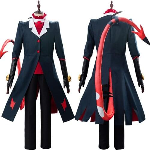 Hazbin Cosplay Hotel Blitzo Helluva Boss Cosplay Costume Adult Men Women Uniform Suit Halloween Carnival Costume men clothes