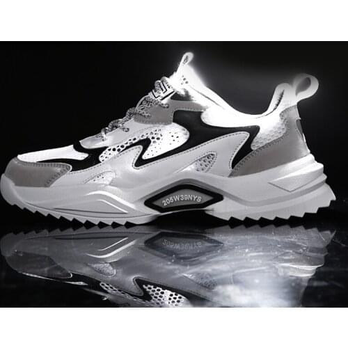 Men Shoes For Women 2021 Sneakers Breathable Air Mesh Casual Ladies Shoe Lace Up Flat Female Spring Vulcanized Running Platforms