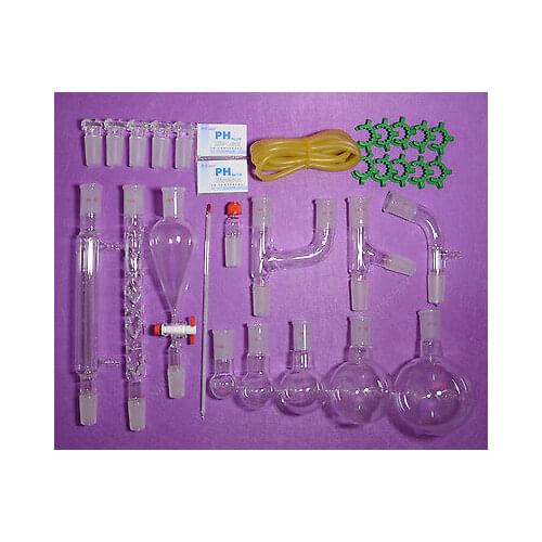 Lab Glassware Kit,24/40,primary Organic Chemistry Glassware Kit ,lab Glassware