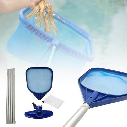 Swimming Pool Vacuum Head Kits With Filter Bag For Ground Pools Suction Head Pond Fountain Vacuum Brush Cleaner Pool Accessories