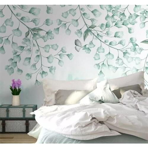 Custom 3D Mural Wallpaper Southeast Asia Tropical Rainforest Banana Leaf Photo Background Wall Murals Wallpaper Modern Home wall
