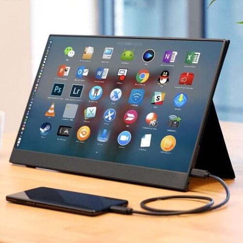 17.3" USB 3.1 Type-C Screen Portable Monitor For Ps4 Switch Xbox Phone Gaming Monitor Laptop LCD Display