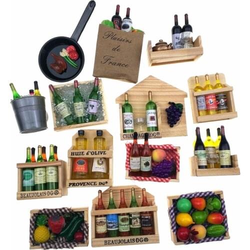 Random 6pcs Creative American Three-dimensional fridge magnets magnetic refrigerator Magnet Magnetic Home Decoration Wine Bottle