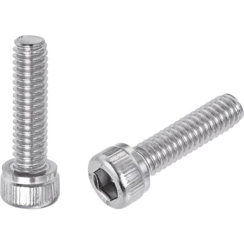 Uxcell #8-32x5/8" Hex Socket Head Cap Screw Bolts 304 Stainless Steel Polished 25pcs