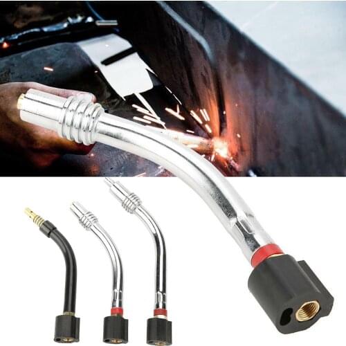 15AK/24KD/36KD Brass Swan Neck Bent Tube Pipe Adapter for Binzel Argon Arc Welding Soldering Tool Welding Torches Accessories