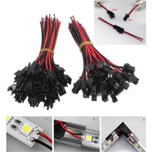 2/4/10pcs Male to Female Plug Terminal Wire Connector Terminal Line for LED Downlight Ceiling Lamp